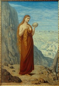 Santa María Magdalena en el desierto de Pierre Puvis de Chavannes